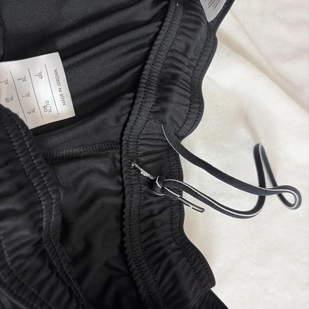 Adidas Black Athletic Shorts Men's Size‎ XL Three Stripe Performance